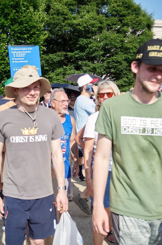 Attendees walking at the Great American State Fair