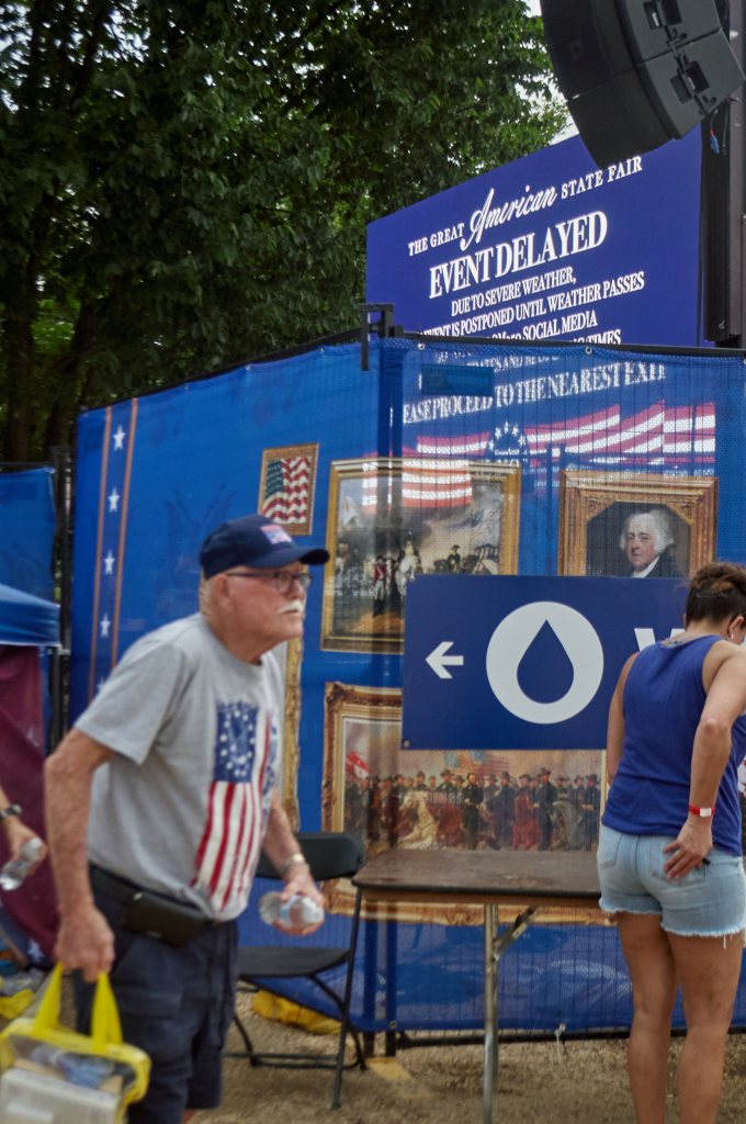 Screen reading Event Delayed at the Great American State Fair